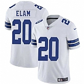 Men & Women & Youth Dallas Cowboys #20 Kaiir Elam White 2025 Vapor Untouchable Limited Stitched Jersey,baseball caps,new era cap wholesale,wholesale hats